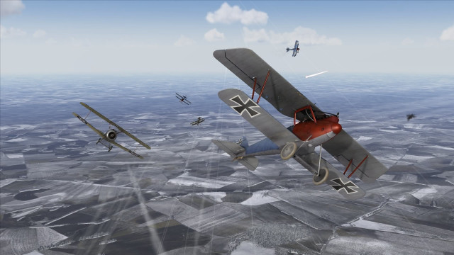 Planes flying water sky background free wallpaper - medium preview image