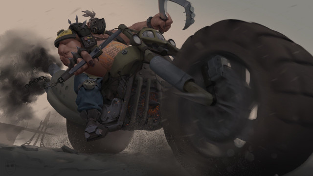 Man motorcycle dirt field hammer free wallpaper - medium preview image