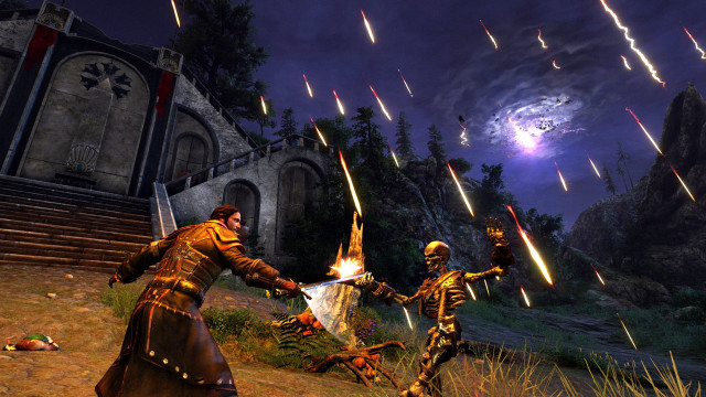 Couple people dirt swords fireworks free wallpaper - medium preview image