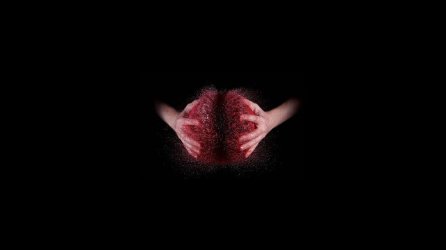 Hands meat redface kinetic pointillism free wallpaper - medium preview image