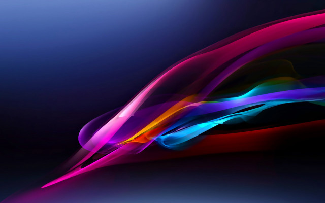 Colorful abstract curved background neon free wallpaper - medium preview image