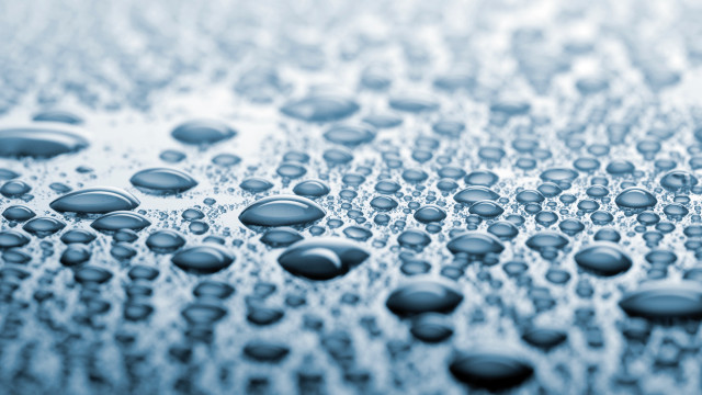 Water droplets kinetic pointillism bokeh free wallpaper - medium preview image