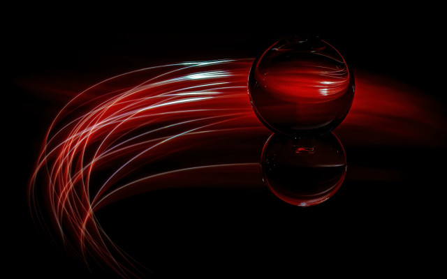 Red object reflection water red free wallpaper - medium preview image