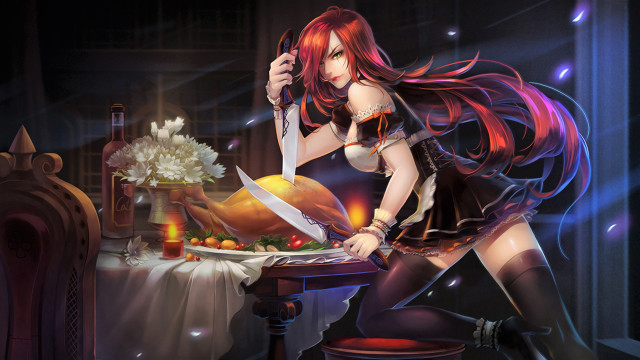 Gothic anne stokes turkey weapon free wallpaper - medium preview image