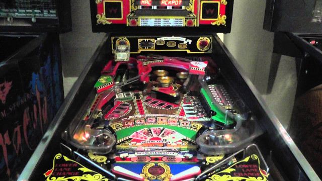 Pinball machine buttons side details free wallpaper - medium preview image