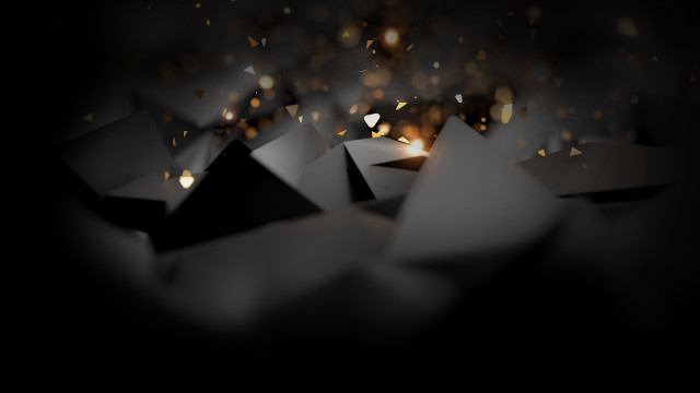 Black white objects night sky free wallpaper - medium preview image