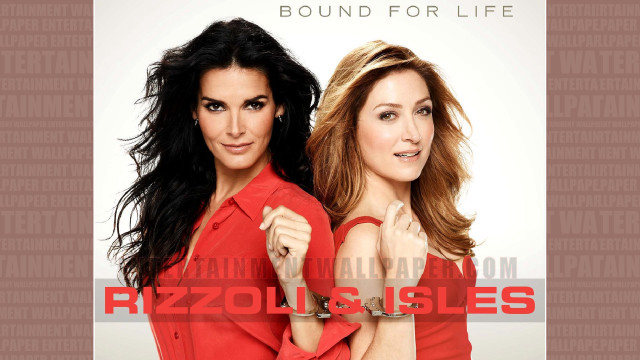 Two women red shirts posing free wallpaper - medium preview image