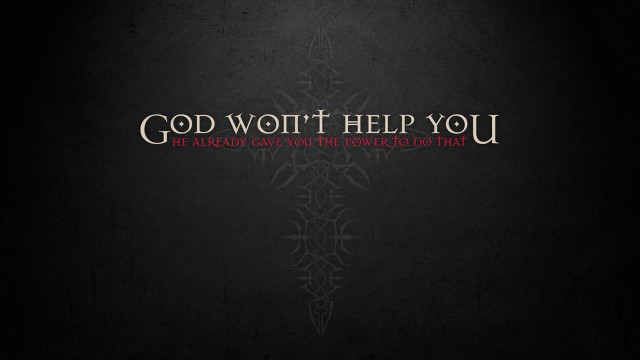 Dark background red black text free wallpaper - medium preview image