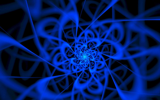 Blue abstract black background center free wallpaper - medium preview image