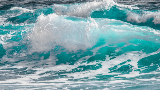 Surfing wave ocean sky impressionist free wallpaper - medium preview image