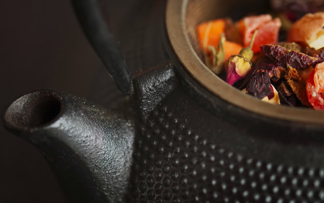 Bowl food spoon table teapot free wallpaper - medium preview image