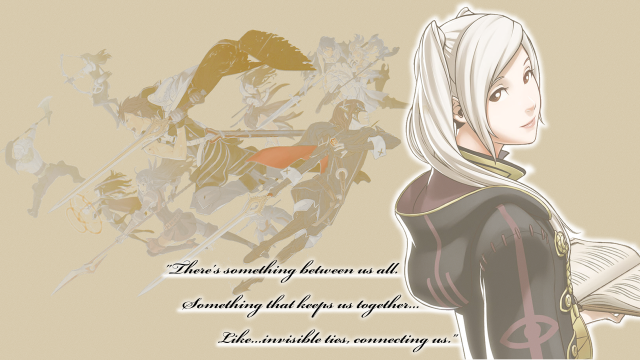 White hair woman sword fire free wallpaper - medium preview image