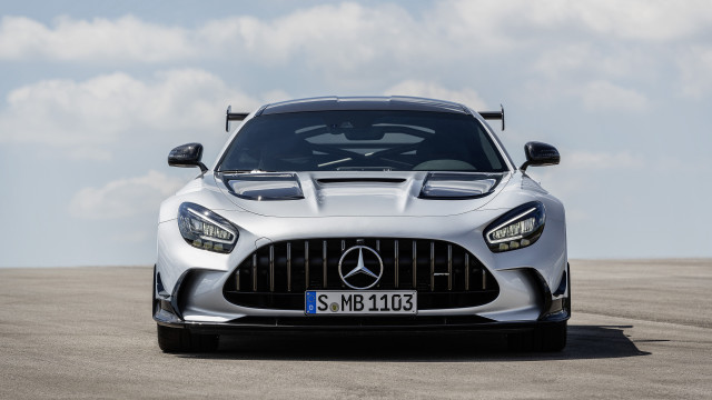 Mercedes amg gt r blue free wallpaper - medium preview image