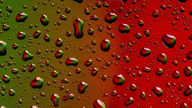 Red green water drops christmas free wallpaper - medium preview image