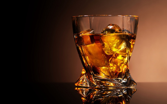 Ice tea reflection burned fire free wallpaper - medium preview image