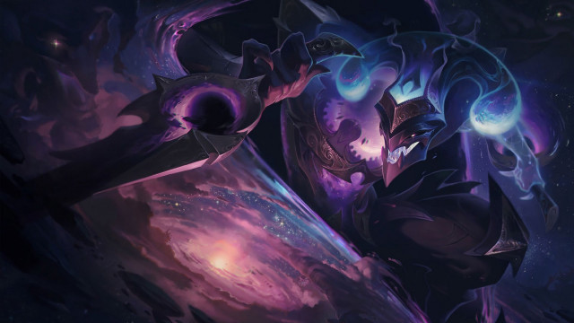 Man sword space stars clouds free wallpaper - medium preview image