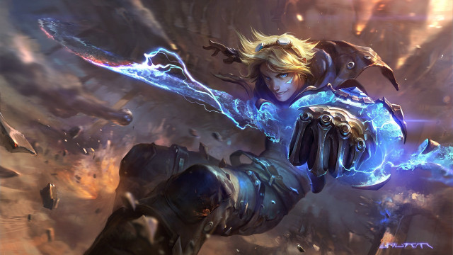 Woman sword demon armor fantasy free wallpaper - medium preview image