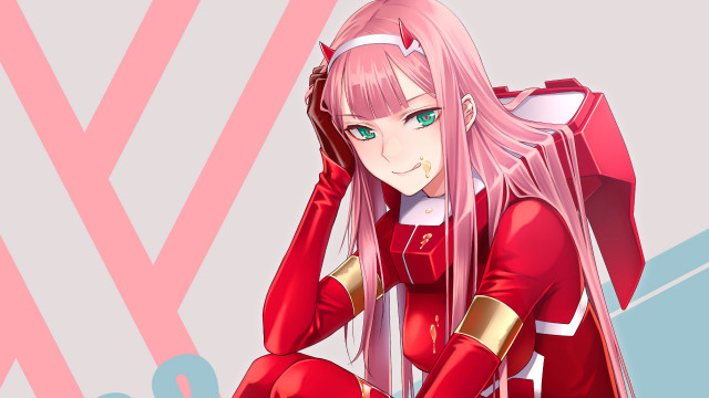 Pink haired cat eared military free wallpaper - medium preview image