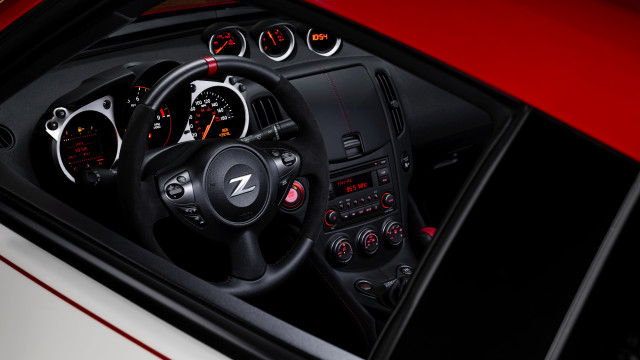 Car dashboard steering wheel red free wallpaper - medium preview image