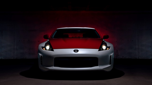 White sports car dark garage #2 free wallpaper - medium preview image