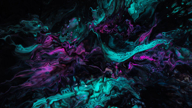 Colorful abstract purple black green free wallpaper - medium preview image