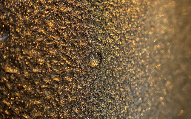Yellow water drop abstract fire free wallpaper - medium preview image