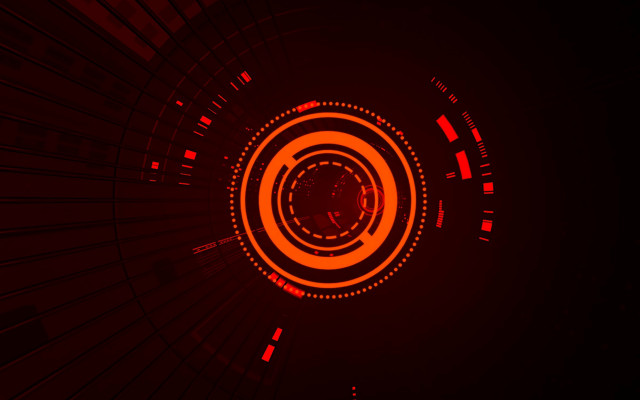 Red black clock center redlight free wallpaper - medium preview image