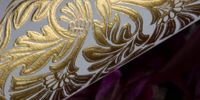 Gold white wallpaper flowers purple free wallpaper - medium preview image