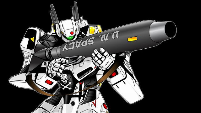 Robot holding gun large object free wallpaper - medium preview image