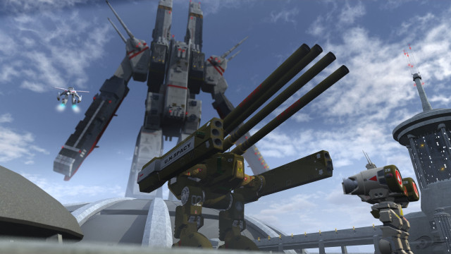 Sci fi fighterjet space rocket free wallpaper - medium preview image
