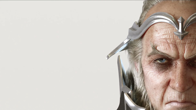 Old man sci fi render free wallpaper - medium preview image