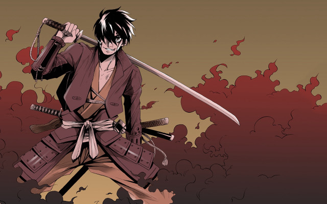 Man sword blood manga cedric free wallpaper - medium preview image