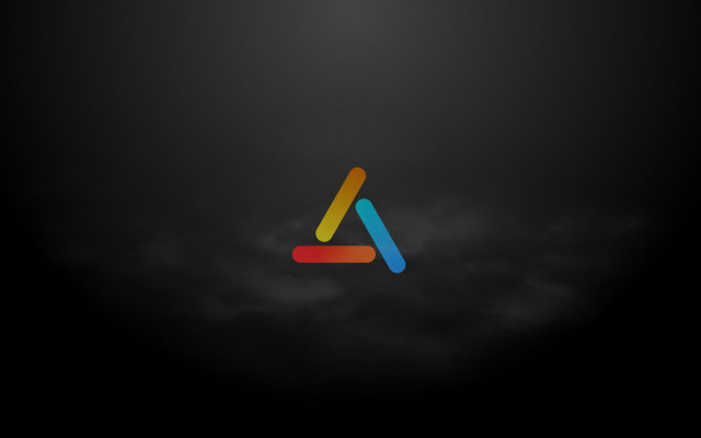 Black background rainbow logo dark free wallpaper - medium preview image