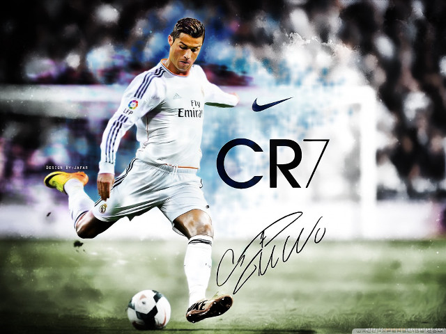 Man kicking soccer ball field #4 free wallpaper - medium preview image