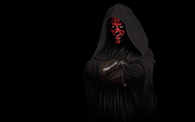 Hooded man red mask bag free wallpaper - medium preview image