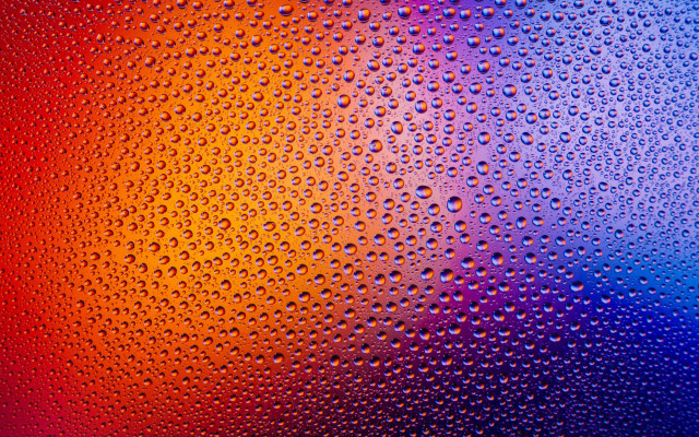 Rainbow water drops macro girl free wallpaper - medium preview image