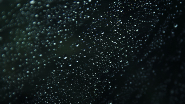 Rain drops window macro night free wallpaper - medium preview image
