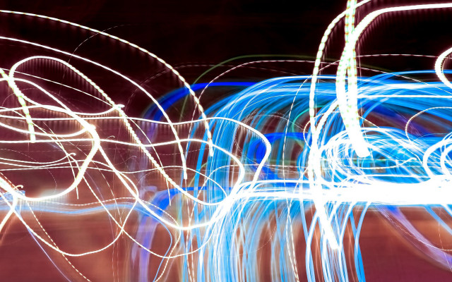 Blurry streetlight abstract electricity lighting free wallpaper - medium preview image