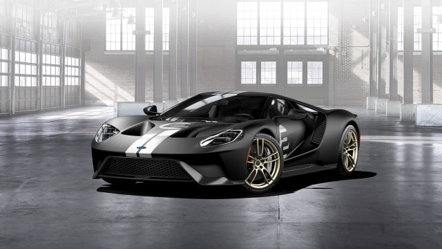 Black white sportscar garage foggy free wallpaper - medium preview image