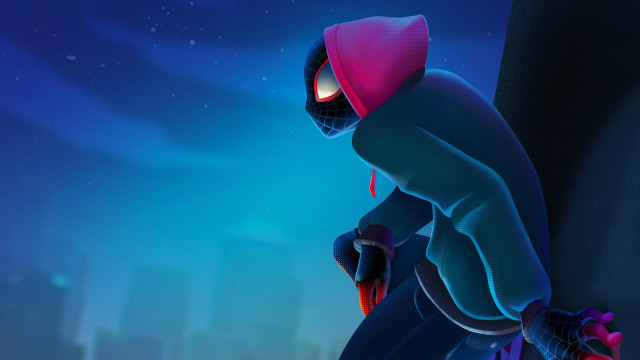 Cartoon character pink hat purple free wallpaper - medium preview image