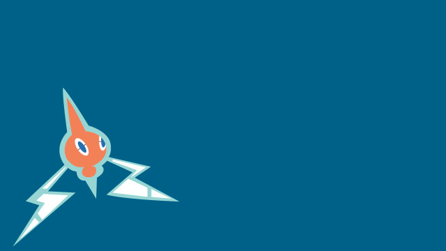 Cartoon character lightning bolt blue free wallpaper - medium preview image