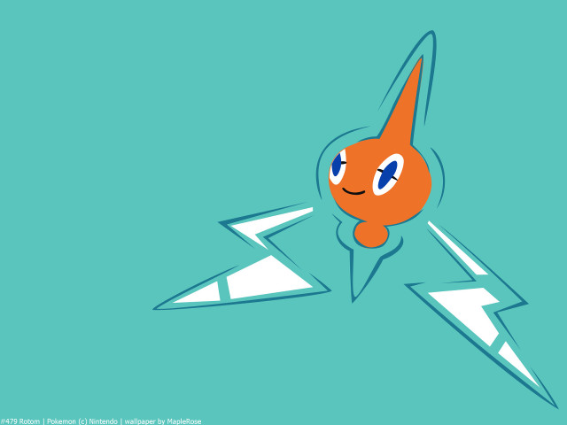 Cartoon character lightning bolt blue #2 free wallpaper - medium preview image