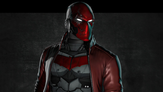 Man red black costume red free wallpaper - medium preview image