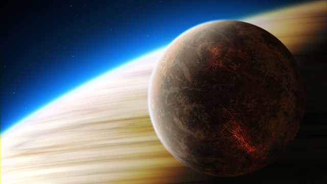 Large object sky planet star free wallpaper - medium preview image