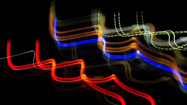 Blurry streetlight abstract art music free wallpaper - medium preview image