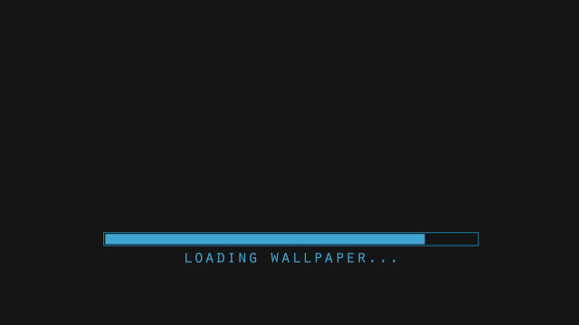 Black background blue line loading free wallpaper - medium preview image