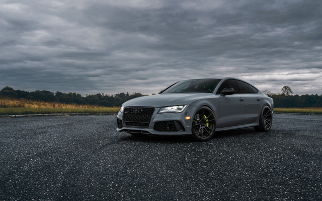 Grey car paved road cloudy free wallpaper - medium preview image