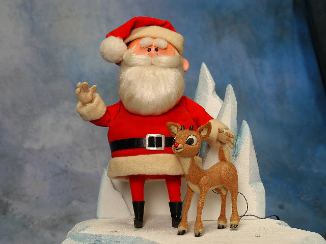 Santa claus deer cake topper free wallpaper - medium preview image