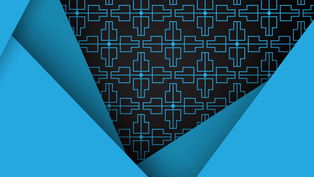 Blue black wireframe girl blush free wallpaper - medium preview image