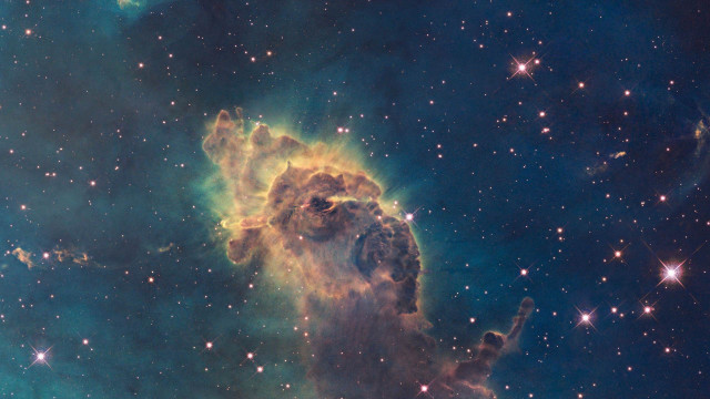 Large star cluster space art #2 free wallpaper - medium preview image
